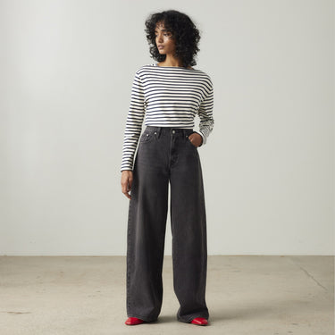 JEANS FEMME XL STRAIGHT NOIR NOIR