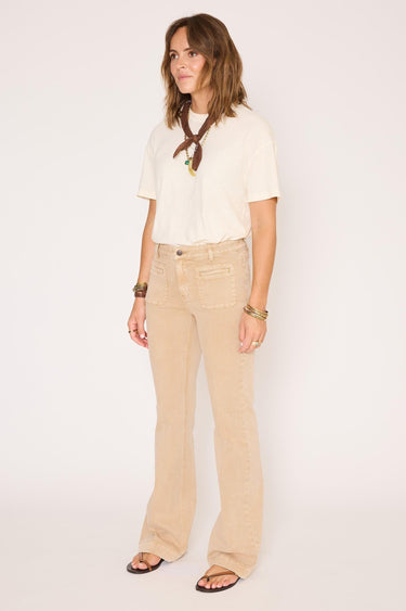 JEANS FEMME DIANA PACIFIC DRILL BEIGE BEIGE