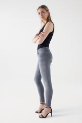 JEANS FEMME GRIS GRIS