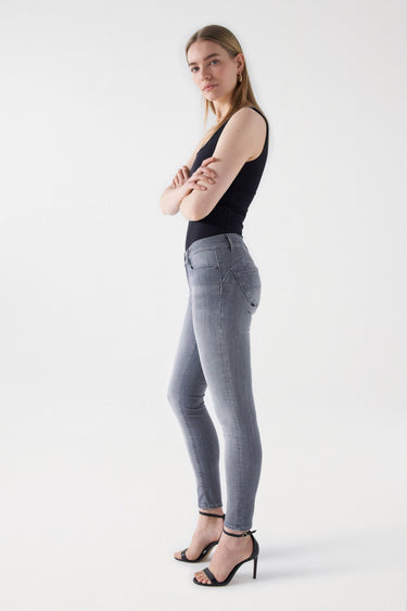 JEANS FEMME GRIS GRIS
