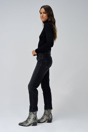 JEANS FEMME NOIR NOIR