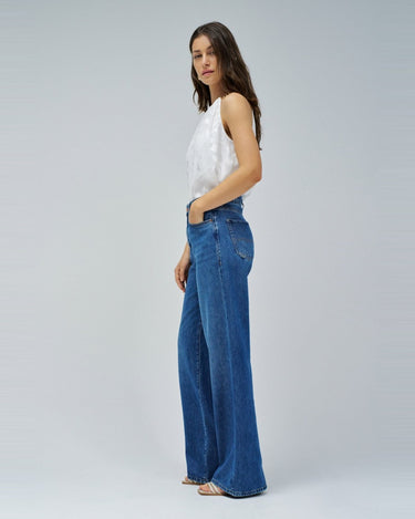 JEANS FEMME WIDE LEG DENIM DENIM