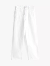 JEANS FEMME DNM WHITE RELAXED BLANC BLANC