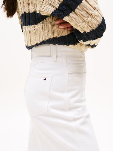 JEANS FEMME DNM WHITE RELAXED BLANC BLANC