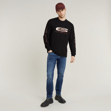 JEANS HOMME 3301 SLIM DENIM DENIM