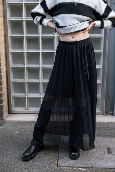 JUPE FEMME JIWEL MESH NOIR NOIR
