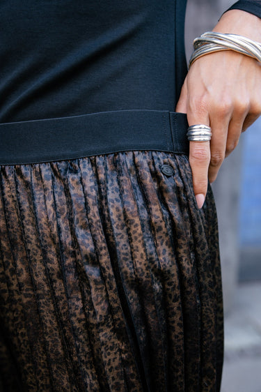 JUPE FEMME JUNIE LEODIAMS MARRON MARRON