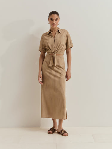 JUPE FEMME LP007297 049 BEIGE 049 BEIGE