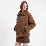 Manteau Artlove Evona aviateur marron – vue 2
