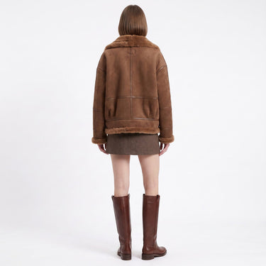 Manteau Artlove Evona aviateur marron – vue 3