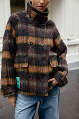MANTEAU FEMME MAEME CHECKS ORIGINAL ORIGINAL