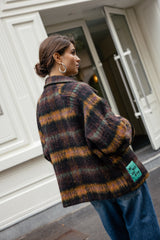 MANTEAU FEMME MAEME CHECKS ORIGINAL ORIGINAL