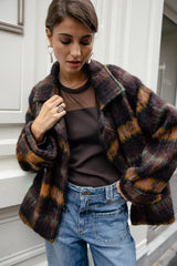 MANTEAU FEMME MAEME CHECKS ORIGINAL ORIGINAL