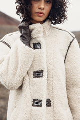 MANTEAU FEMME MURFFY FUR ECRU ECRU