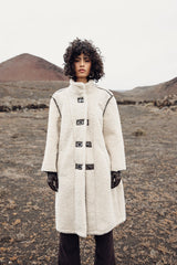 MANTEAU FEMME MURFFY FUR ECRU ECRU