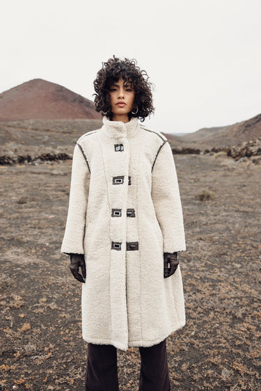 MANTEAU FEMME MURFFY FUR ECRU ECRU