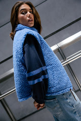 MANTEAU FEMME VIANCA SHERPA TURKISH SEA TURKISH SEA