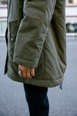 MANTEAU FEMME VIRA FUR BURNT OLIVE BURNT OLIVE