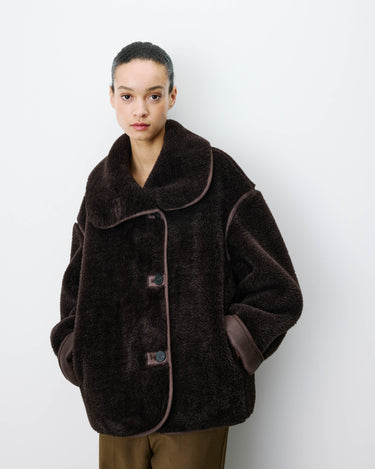 MANTEAU FEMME AMELIO CHOCOLAT CHOCOLAT