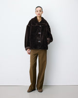 MANTEAU FEMME AMELIO CHOCOLAT CHOCOLAT