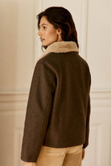 MANTEAU FEMME NATTIE MARRON MARRON