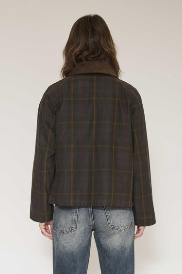 Veste MKT Studio Mariela coton ciré carreaux – vue 2