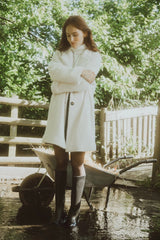 MANTEAU FEMME MI-LONG NATUREL NATUREL