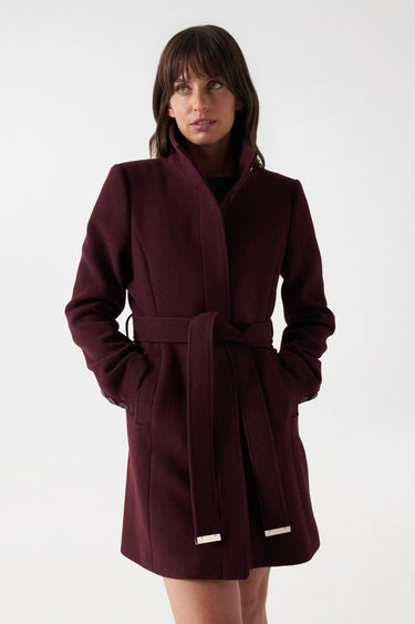 MANTEAU FEMME BORDEAUX BORDEAUX