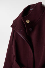 MANTEAU FEMME BORDEAUX BORDEAUX