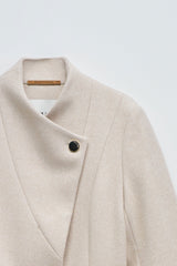 MANTEAU FEMME CREME CREME