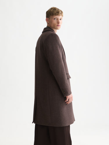 MANTEAU HOMME CLASSIC WOOL MARRON MARRON