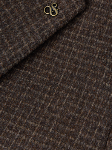 MANTEAU HOMME CLASSIC WOOL MARRON MARRON