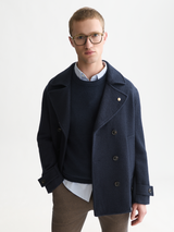 MANTEAU HOMME WOOL MARINE MARINE