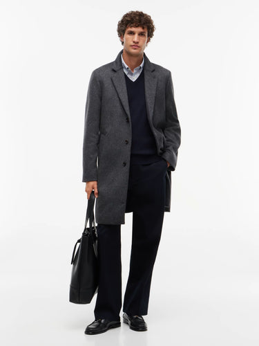 MANTEAU HOMME NY WOOL MIX GRIS GRIS
