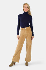 PANTALON FEMME FAUVE CAMEL CAMEL