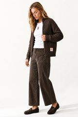 PANTALON FEMME LUCIA MARRON MARRON