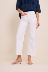 PANTALON FEMME LUCIA WHITE WHITE
