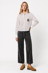 PANTALON FEMME LYA MARRON MARRON