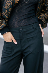 PANTALON FEMME ALICE CASCADA NOIR NOIR
