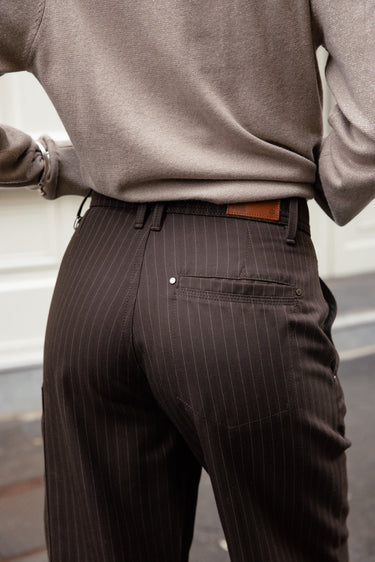 PANTALON FEMME CHARLY RISTRETTO MARRON MARRON