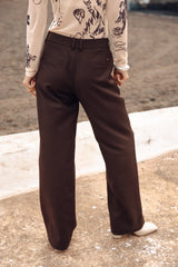 PANTALON FEMME NICKIE DUST MARRON MARRON