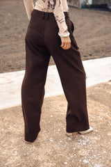 PANTALON FEMME NICKIE DUST MARRON MARRON