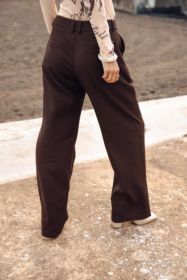 PANTALON FEMME NICKIE DUST MARRON MARRON