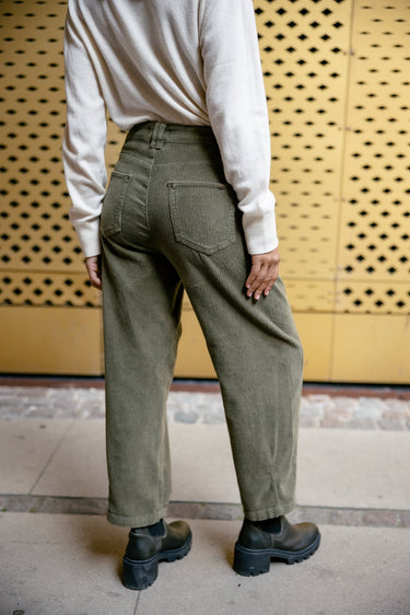 PANTALON FEMME ROSALIA VELUTO FOREST NIGHT FOREST NIGHT