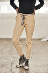 PANTALON FEMME CLAUDIA FELICITA BEIGE BEIGE