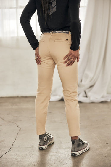 PANTALON FEMME CLAUDIA FELICITA BEIGE BEIGE