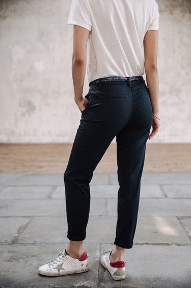 PANTALON FEMME CLAUDIA FELICITA MARINE MARINE
