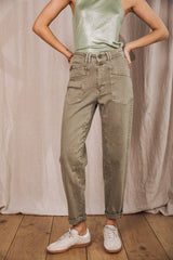 PANTALON FEMME EDITA ANDALOUSIA KAKI KAKI