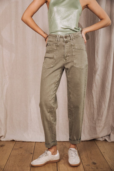 PANTALON FEMME EDITA ANDALOUSIA KAKI KAKI