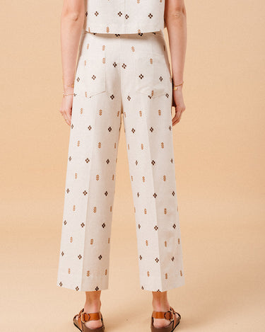 PANTALON FEMME MESSINA CAMEL CAMEL